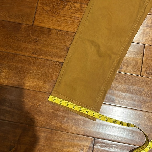 Everlane Cropped Straight Regular Mustard Brown Jean Pant Size 0 - Picture 6 of 13